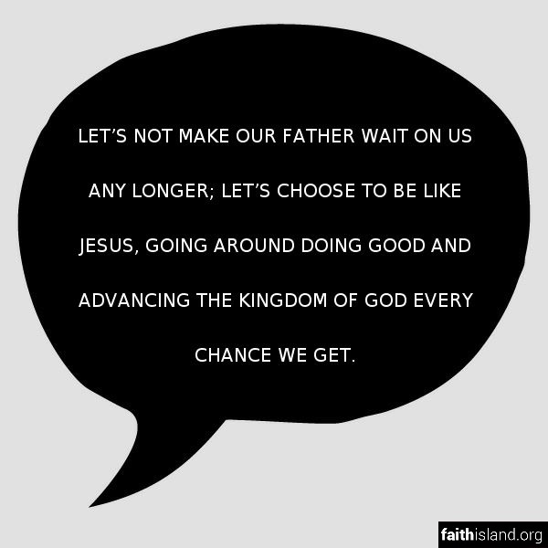 Choose to be like Jesus - Faithisland