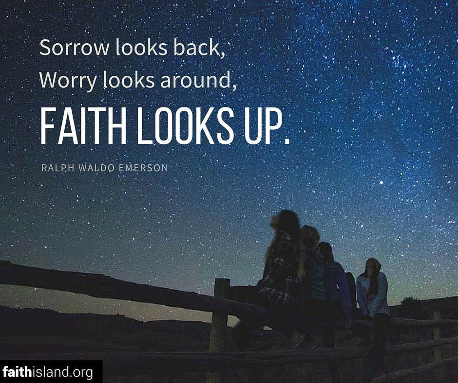Emerson faith looks up quote