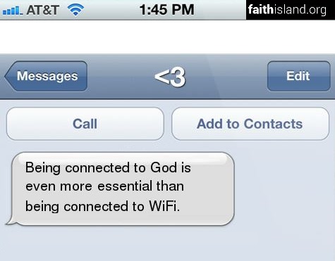 Connected to God