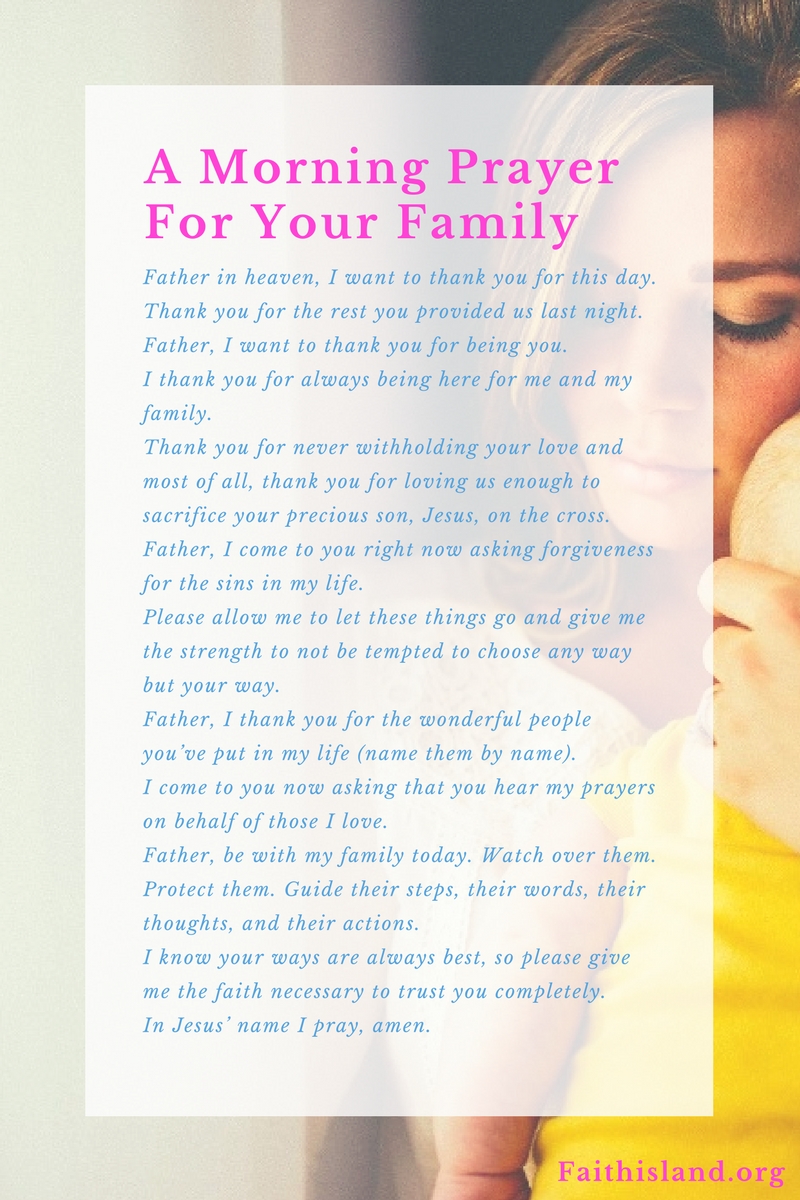 Morning Prayer for Family