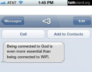 Connected to God