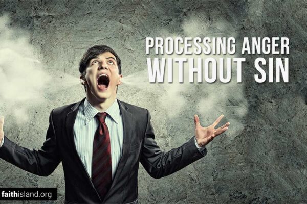 Processing anger without sin