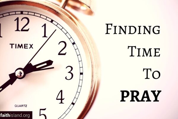 Finding time to pray